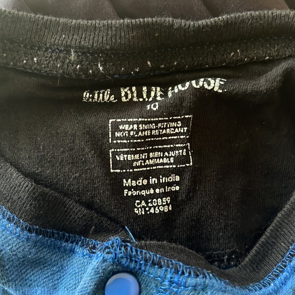 Little Blue House by Hatley Kid's Union Suit Pajamas Sz 10 - Picture 7 of 7
